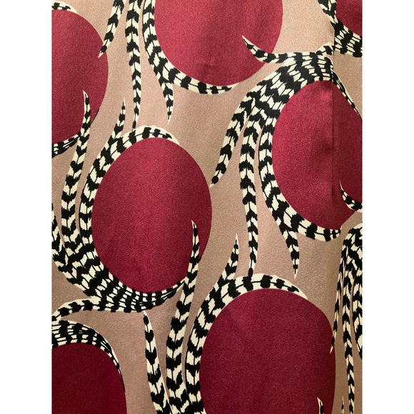 Mod Print Ruffle Collared Tank Dress - Picture 4 of 4